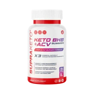 Supra Keto BHB + ACV Gummies gommose